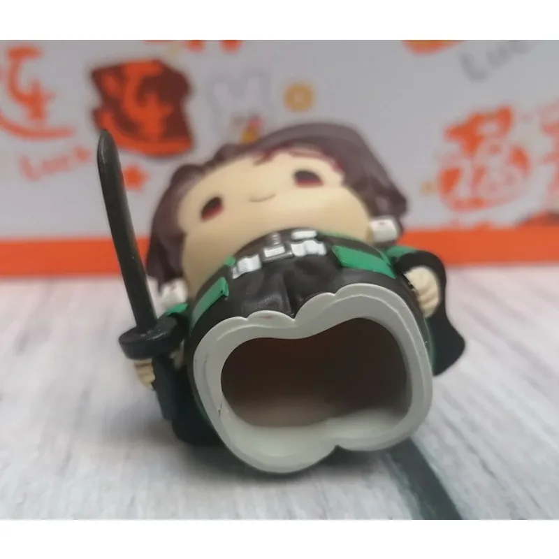 Demon slayer: kimetsu no yaiba fantoche de dedo tokitou muichirou shinazugawa genya figuras de anime coletar ornamentos presentes
