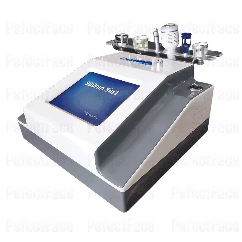 

5 in 1 - 980nm - Diode Laser 980nm Laser-Vascular Removal Machine Physiotherapy For Vascular And Spider Vein Removalpro