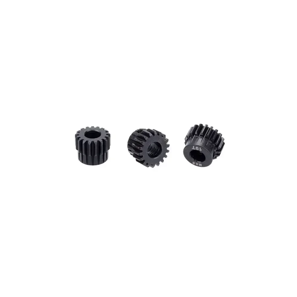 

M0.6 5mm 17T 18T 19T 20T 21T 22T 23T 24T 25T 26T 27T 28T Black Metal Pinion Steel Motor Gear for 1/8 1/10 RC Car Model Toys Part