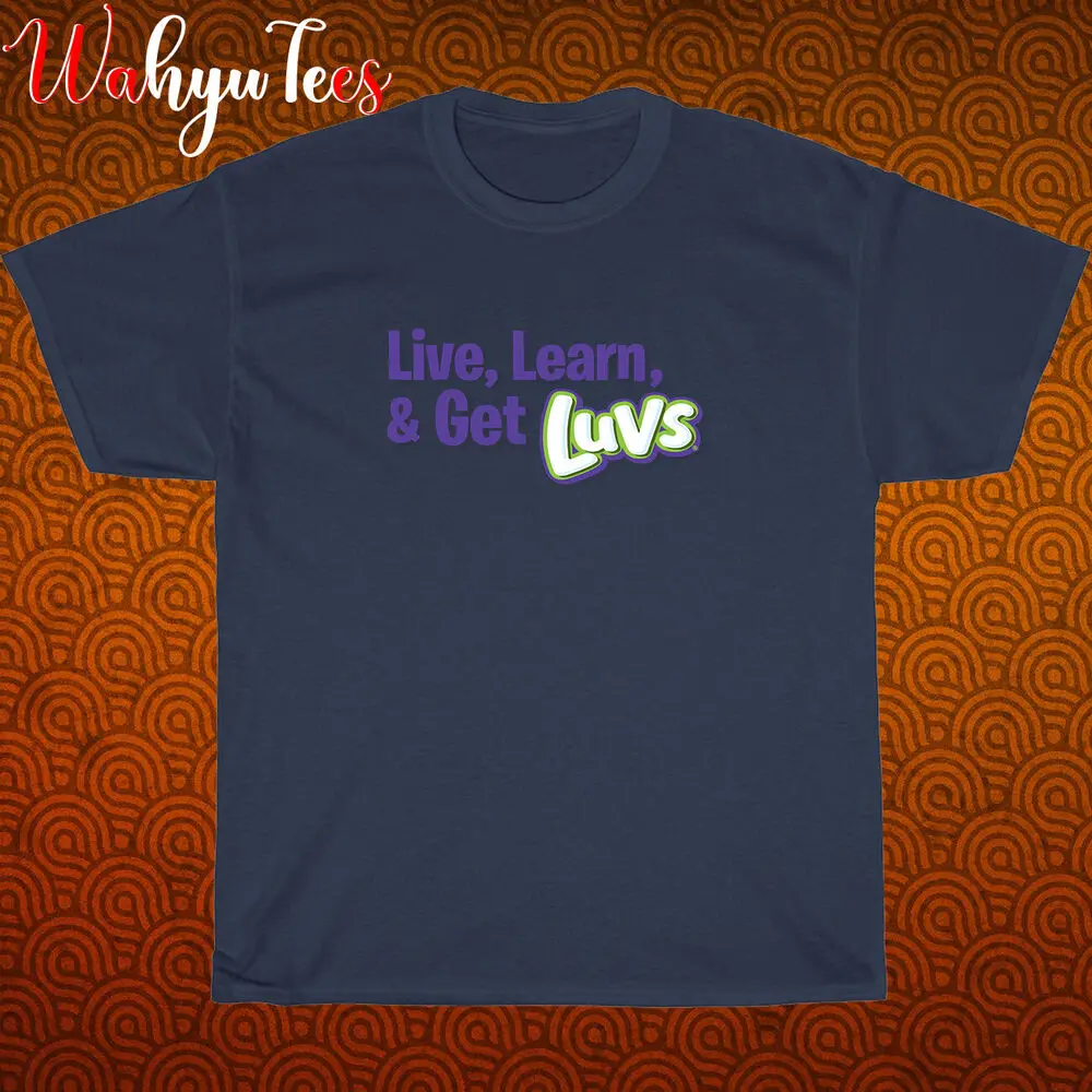 New Shirt LUVS Baby Diapers Logo Black/Navy/Grey/White T-Shirt Size S-5XL