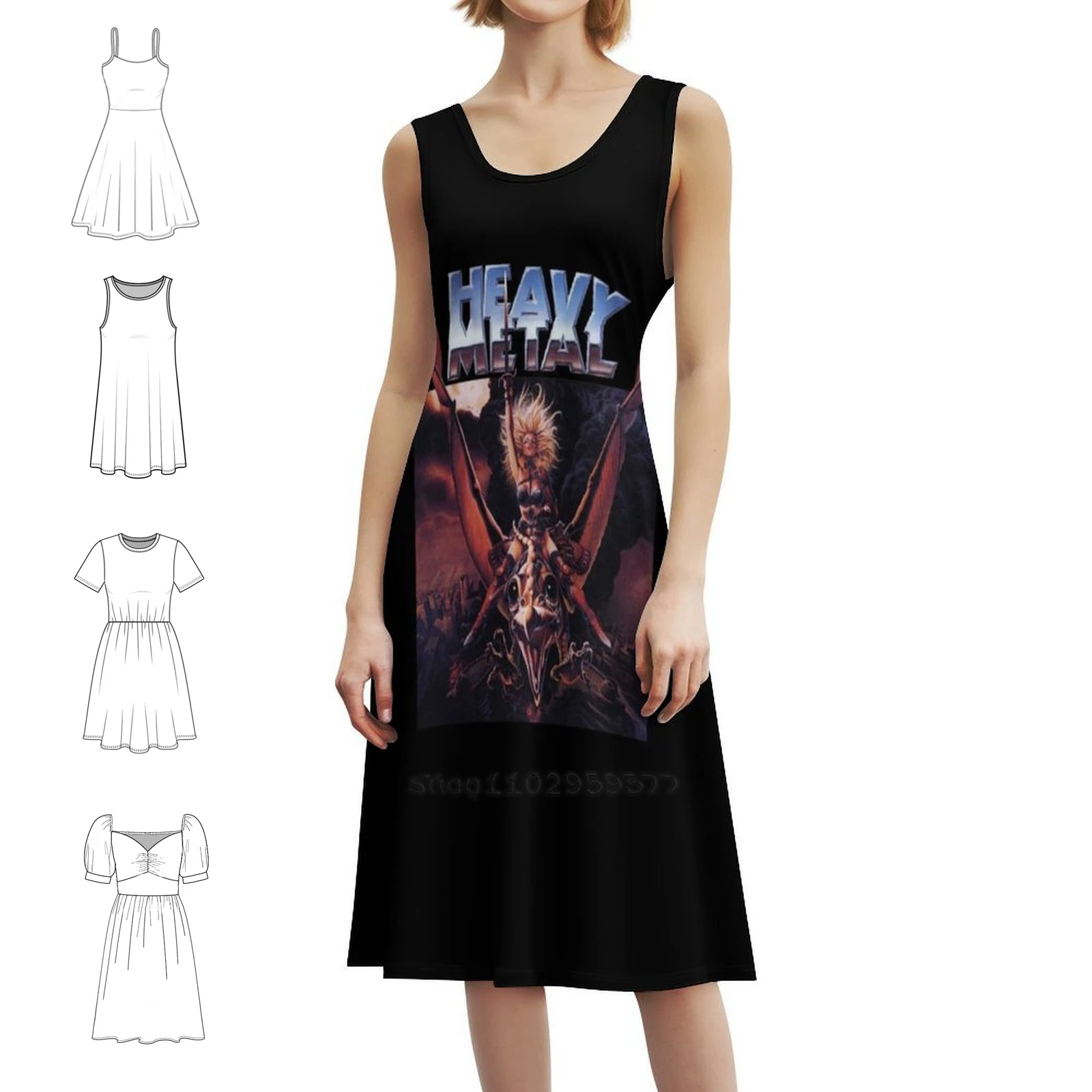 

Бейсбол из фильма «Геви-метал». Шикарное платье в стиле бохо с рукавами, элегантное модное пляжное платье для свадебной вечеринки, тяжелый металл, бейсбольный рукав из фильма