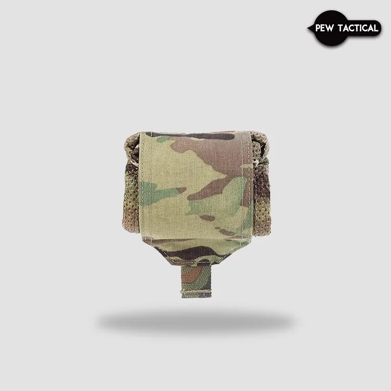 PEW TACTICAL Foldable Dump Pouch Roll-up Mag Mesh Storage Net Pocket Tactical Recycle MOLLE Equipment Outdoor Hunting