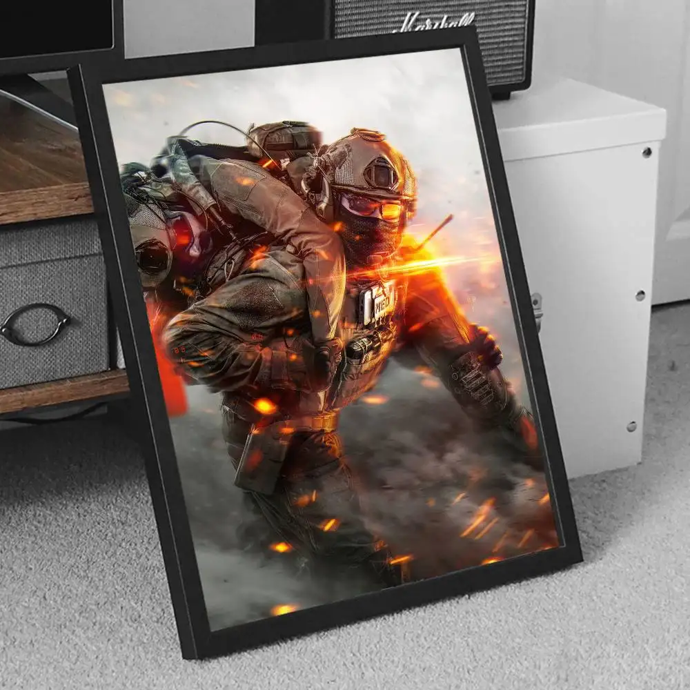 Hot Game B-Battlefields 6 Poster Prints Wall Art Painting Picture Gift Living Room Bar Restaurant Dec