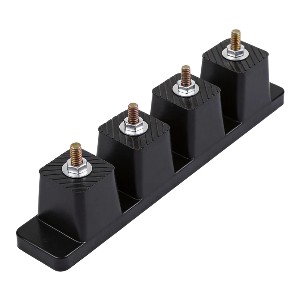 Rubber Vibration Dampers Set of 4 for Outdoor Air Conditioner Units Providing Stable Support and Noise Minimization