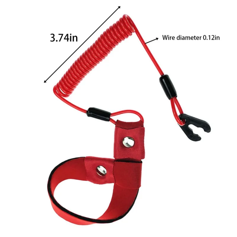 

Универсальный страховочный ремешок, шнур аварийного выключателя двигателя, плавающая конструкция для реактивных лыж, подвесных моторных лодок, моторных лодок