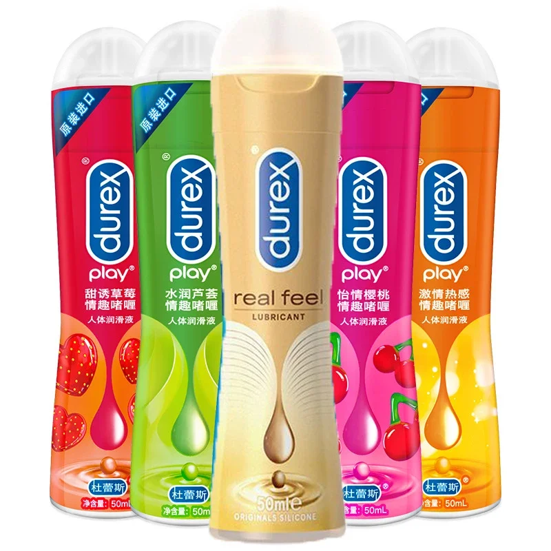 Durex-aceite lubricante suave a base de agua, lubricantes anales y vaginales, fluido lubricante humano que calienta, seguro, íntimo