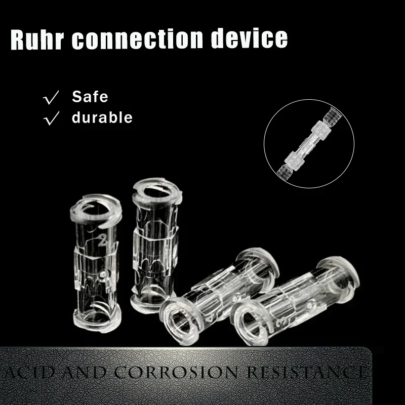 Luer Thread Connector Pp Material Transparent Syringe Double-Way Connector Easy And Durable Use In Sterile Environment Drug Guid