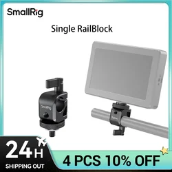 SMALLRIG 15mm Rod Clamp Rail Connector RailBlock with 1/4