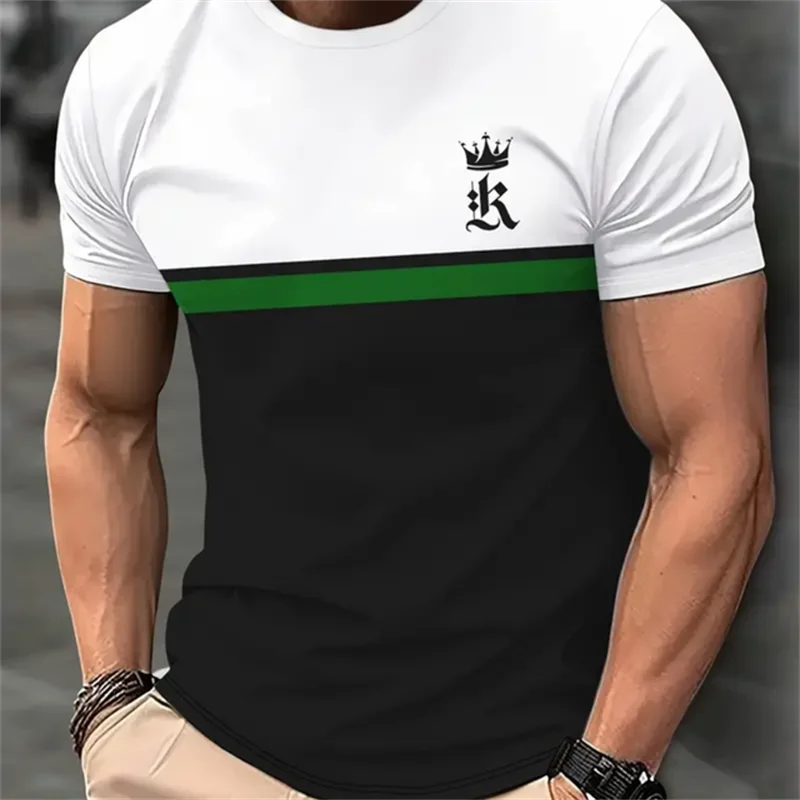 Nadruk w litery T-Shirt dla mężczyzn Fitness sport męska koszulka Casual sport Trend T-Shirt Street Hip-Hop luźny krótki rękaw Top