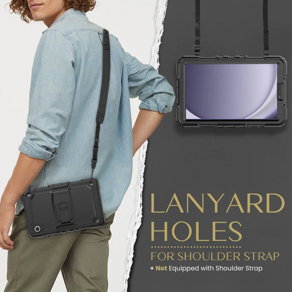 Tablet Protective Case Shell Smart Stand Cover for Galaxy Tab A9 2023 SM-X115