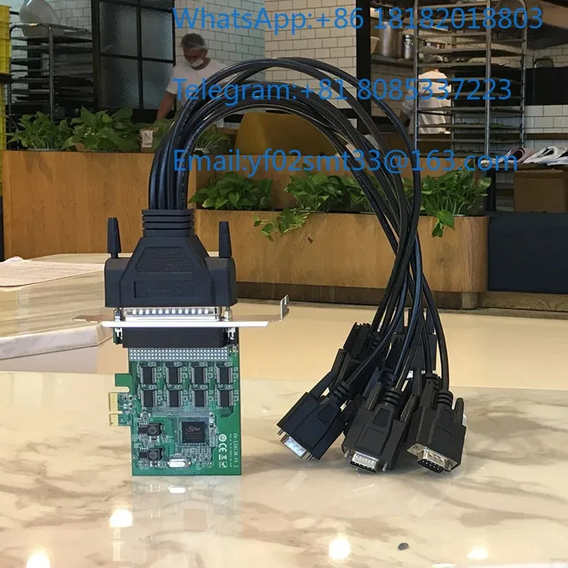 Industrial Multi Serial Port Communication Card 8 Channel RS232 DB9 Interface IPC Automation Production Line Signal Board