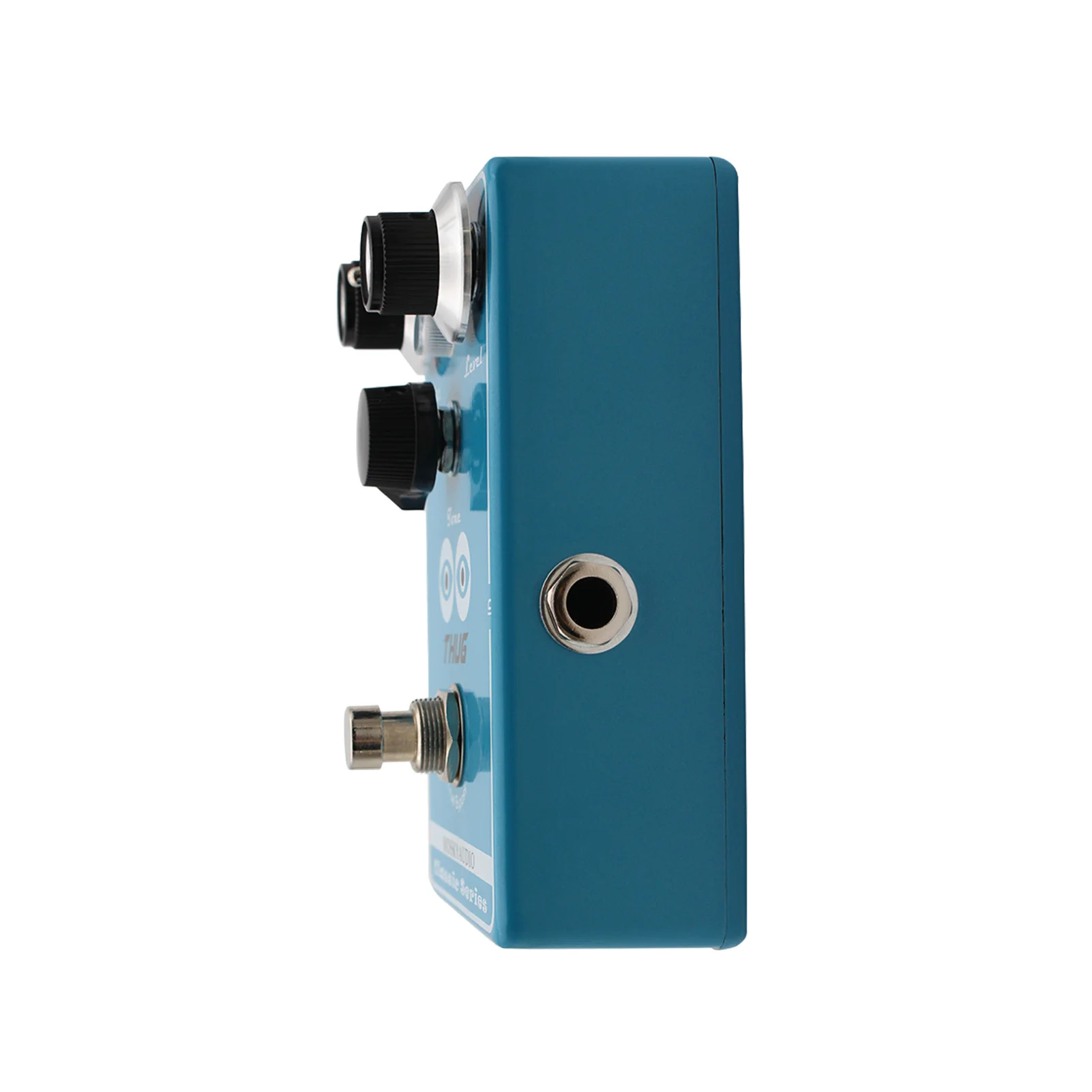 MOSKYAUDIO THUG مكاسب عالية تشويه تأثيرات الغيتار دواسة 3 وضع لهجة التبديل قابل للتعديل كسب مُضخّم صوت محاكاة الصوت #5