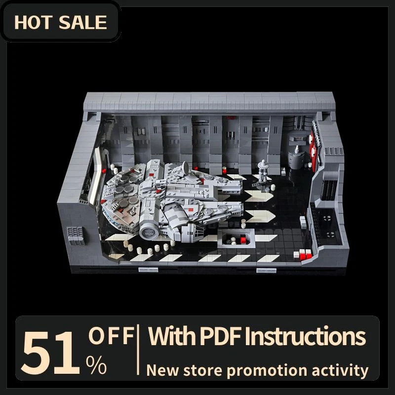 

Новинка, 3065 шт., знаменитая звезда, боевой фильм Moc, миниатюрная модель залива, строительные блоки, креативные идеи «сделай сам», детские игрушки, подарки на день рождения