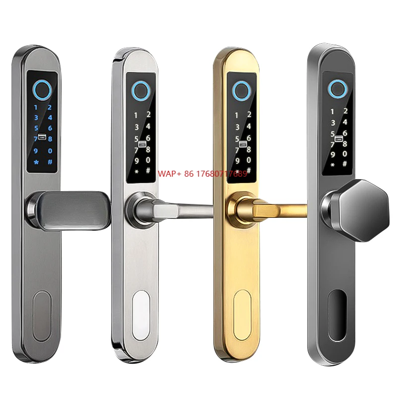 

Broken Bridge Waterproof IP65 Finger Print Door Lock Single Latch TT Lock App European Style Smart Lock