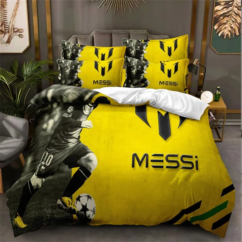 Football Star Bedding Set Duvet Cover Set 3d Bedding Digital Printing Bed Linen Queen Size Bedding Set Fashion Design