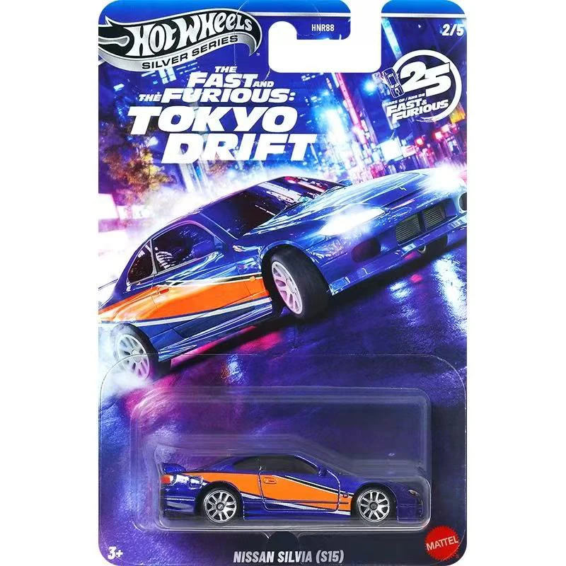 New Hot Wheels Silver Series HNR88 Fast & Furious Plymouth Alloy Diecast Model Car Collection view 3