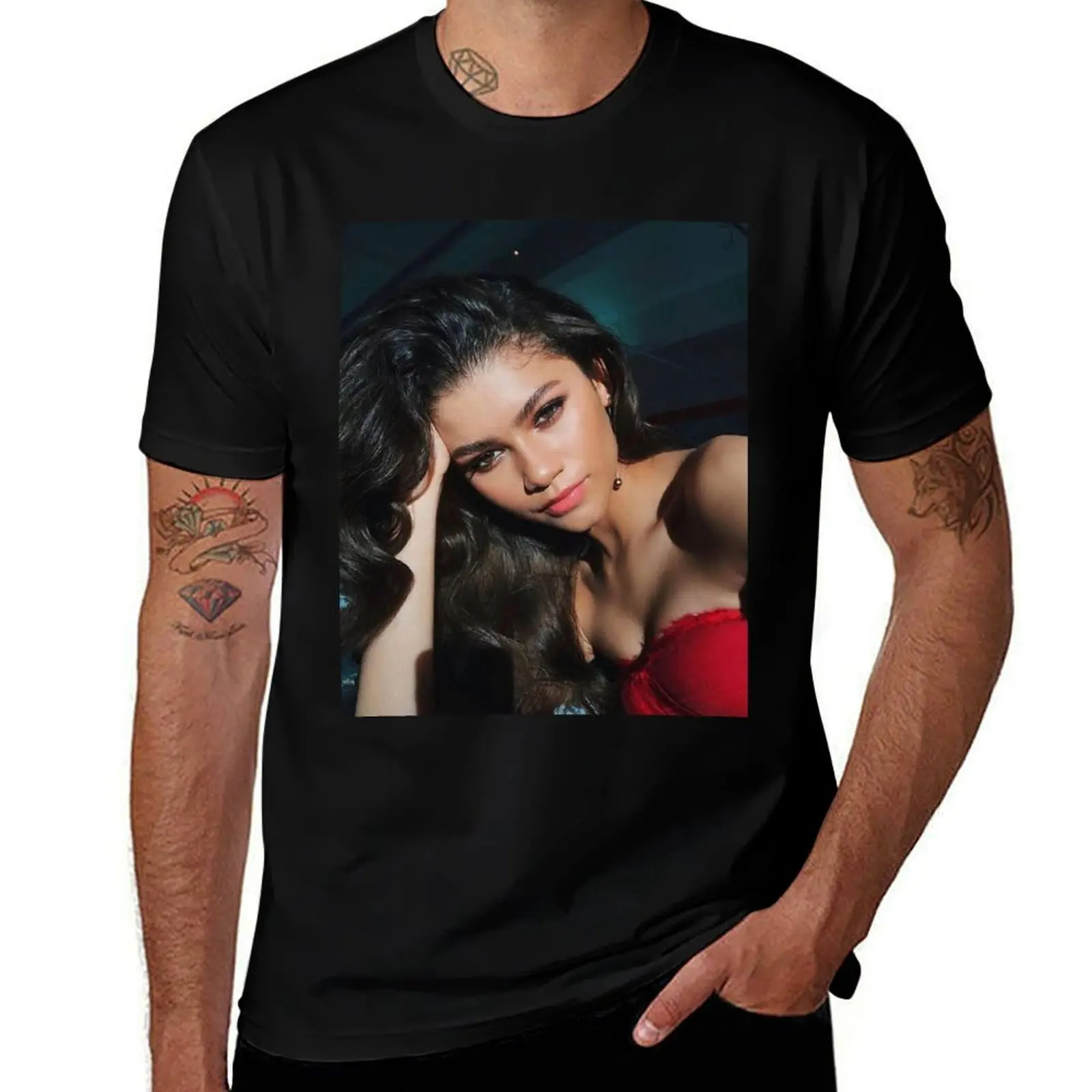 

Zendaya T-Shirt Comfort Stretch Tee Shirt
