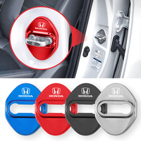Car-Styling Car Door Lock Cover Auto Emblems Case For Honda Civic Accord Fit Jazz CRV BRV HRV Insight Pilot Passport TYPE-R