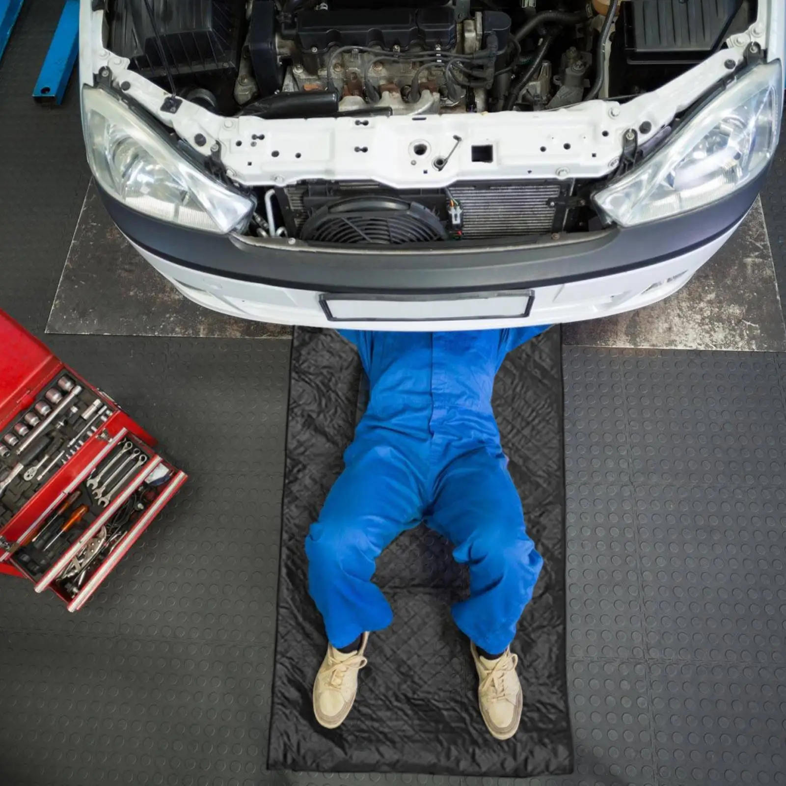 

Creeper Mat Oil Changing Pad Stain Resistant Portable Mechanic Mat For Plumbing Construction Automotive Car Motorcycle Gardening