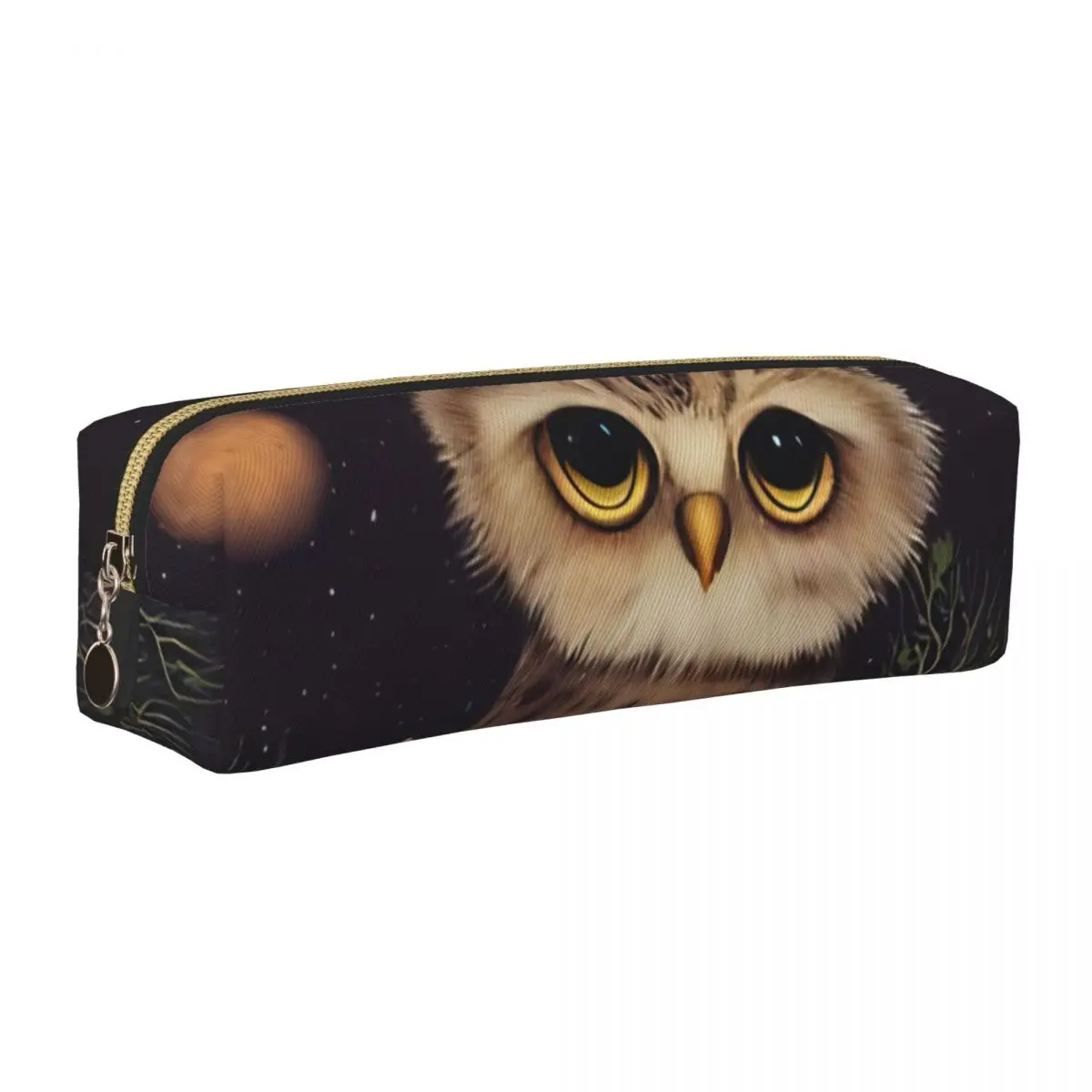 Meowl Federmäppchen, lustiges Katzen-Eulen-Meme, Federmäppchen, Stifthalter für Schüler, große Kapazität, Taschen für Schüler, Schule, Kosmetikzubehör