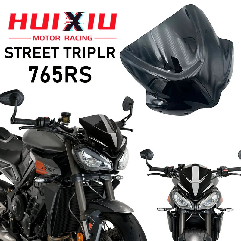 

Motorcycle Windshield Visor Windscreen Fits For STREET TRIPLE 765 RS 2023 2024 765 RS