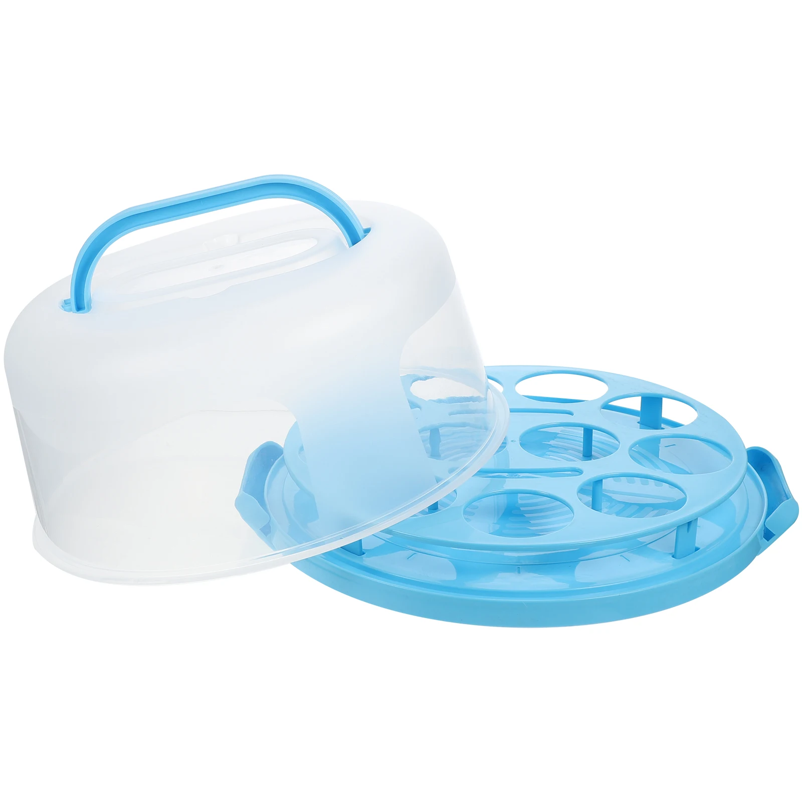 

Portable Cake Reusable Transparent Delicate Cake Box Birthday Bakery Packing Display Carrier Handle PP Gift Boxes
