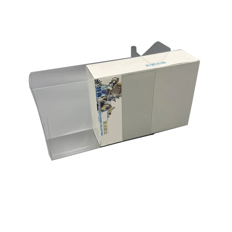 

Transparent clear PET cover for Switch for The Legend of Zelda: Breath of the Wild OST CD Collection protection box