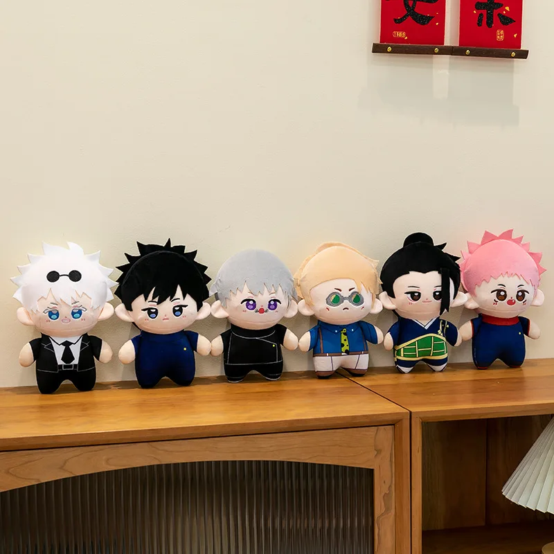 

New 23cm 2D Jujutsu Kaisen Anime Peripheral Gojo Go Doll Cotton Baby Room Ornaments Boys Birthday Gift Christmas Gift
