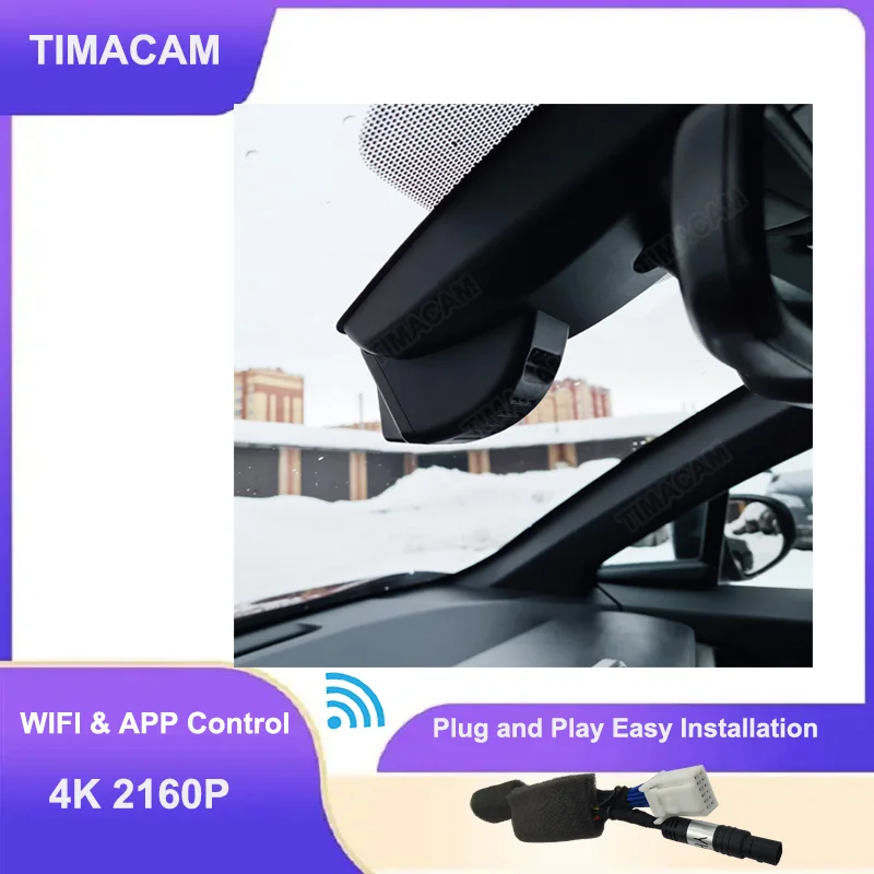 4K 2160P Wifi Front and Rear Car DVR For Toyota Rav4 LE XLE XA50 Wildlander Camry Highlander CHR Sienna Corolla IZOA Alphard DVR