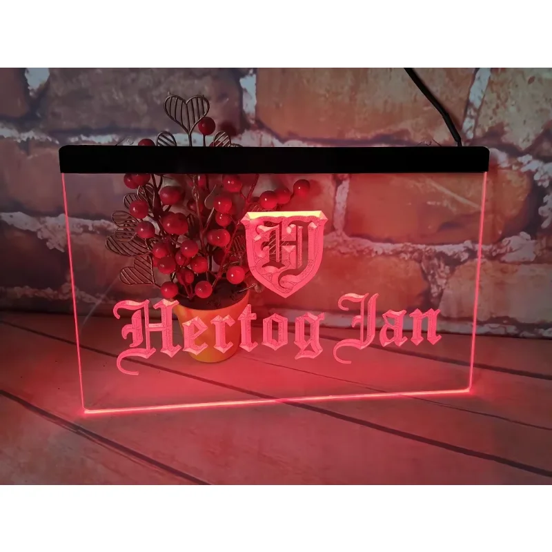 Hertog Jan Bar Holland Party شخصية الجدار الديكور LED ضوء النيون علامة b152