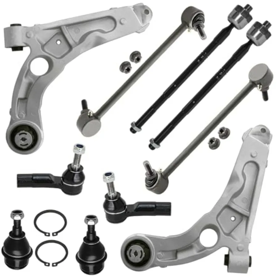 

AWD Front End Kit for 1418 Jeep Cherokee with Off Road Package Includes Lower Control Arms Lower Ball Joints Tie Rods Sway Bars
