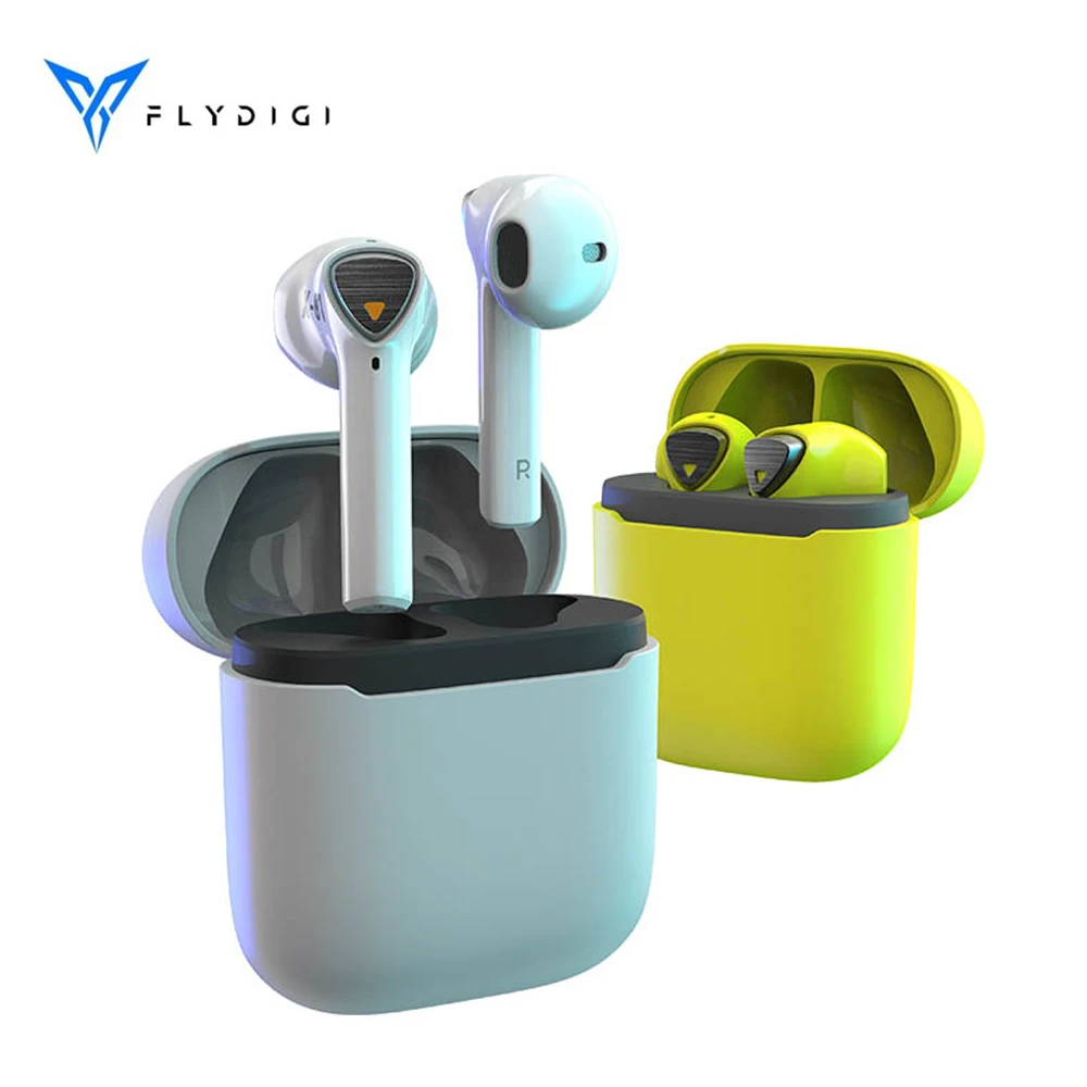 

New FlyDiGi CyberFox X1 Bluetooth Wireless TWS earphones Low Delay In-ear noise cancelling touch game E-sports headphones