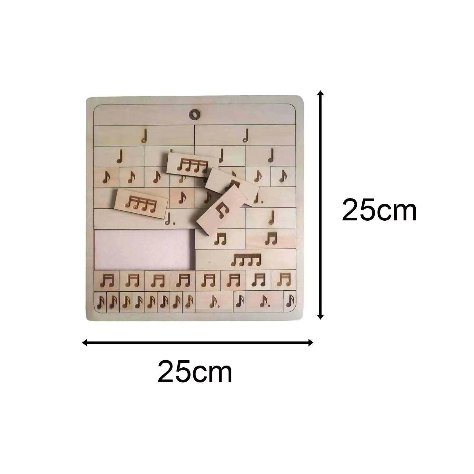 Drewniane puzzle z nutami Zabawki edukacyjne dla entuzjastów Dzieci Wakacje