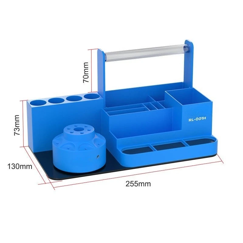 Rotating Tool Storage Rack Mobile Phone Repair Screw Component Storage Box Multi Compartment Parts Organizer Holder