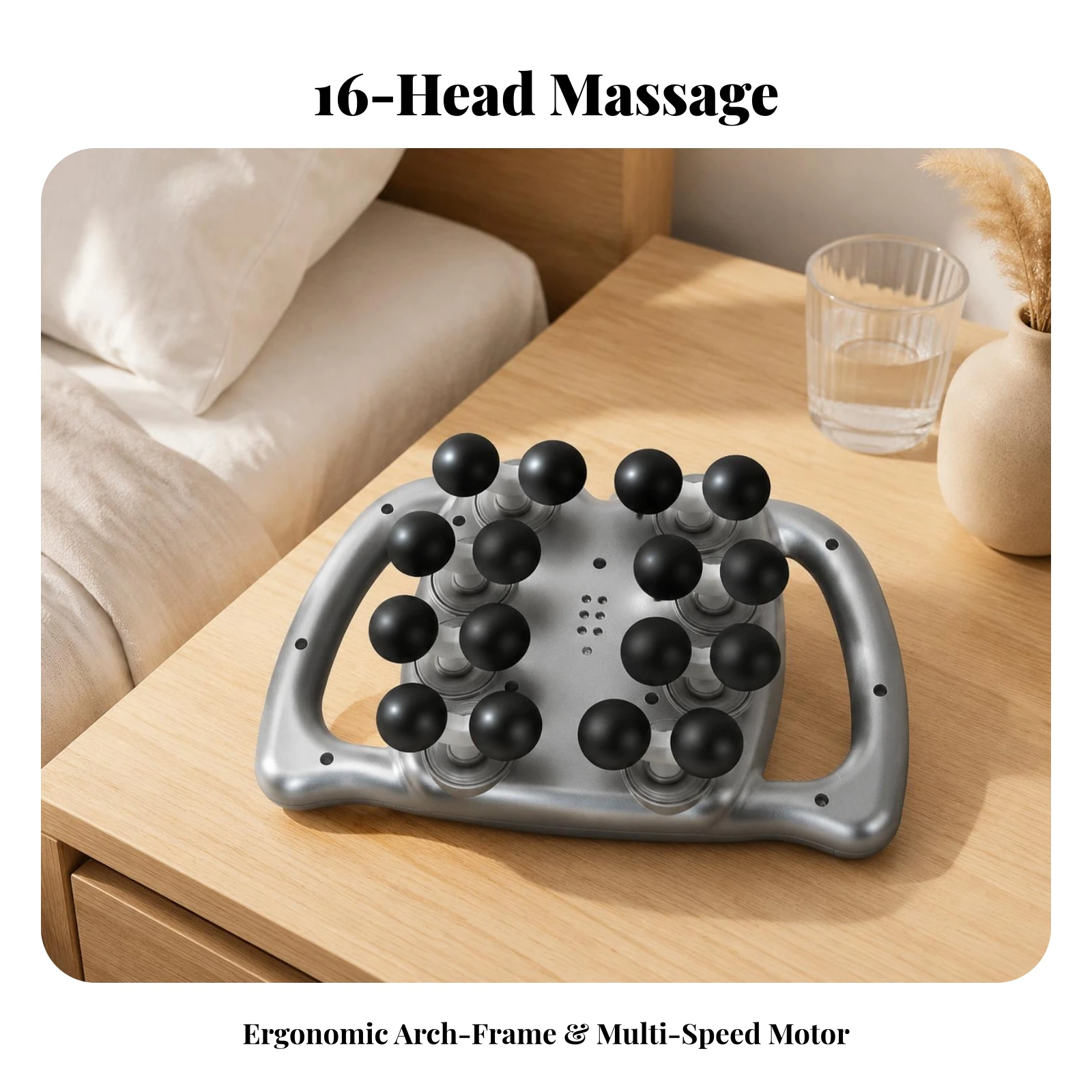 Percussion Massager Cordless Handheld Massage with Multiple Massage Heads for Fitness Enthusiasts, Post-Workout Recovery