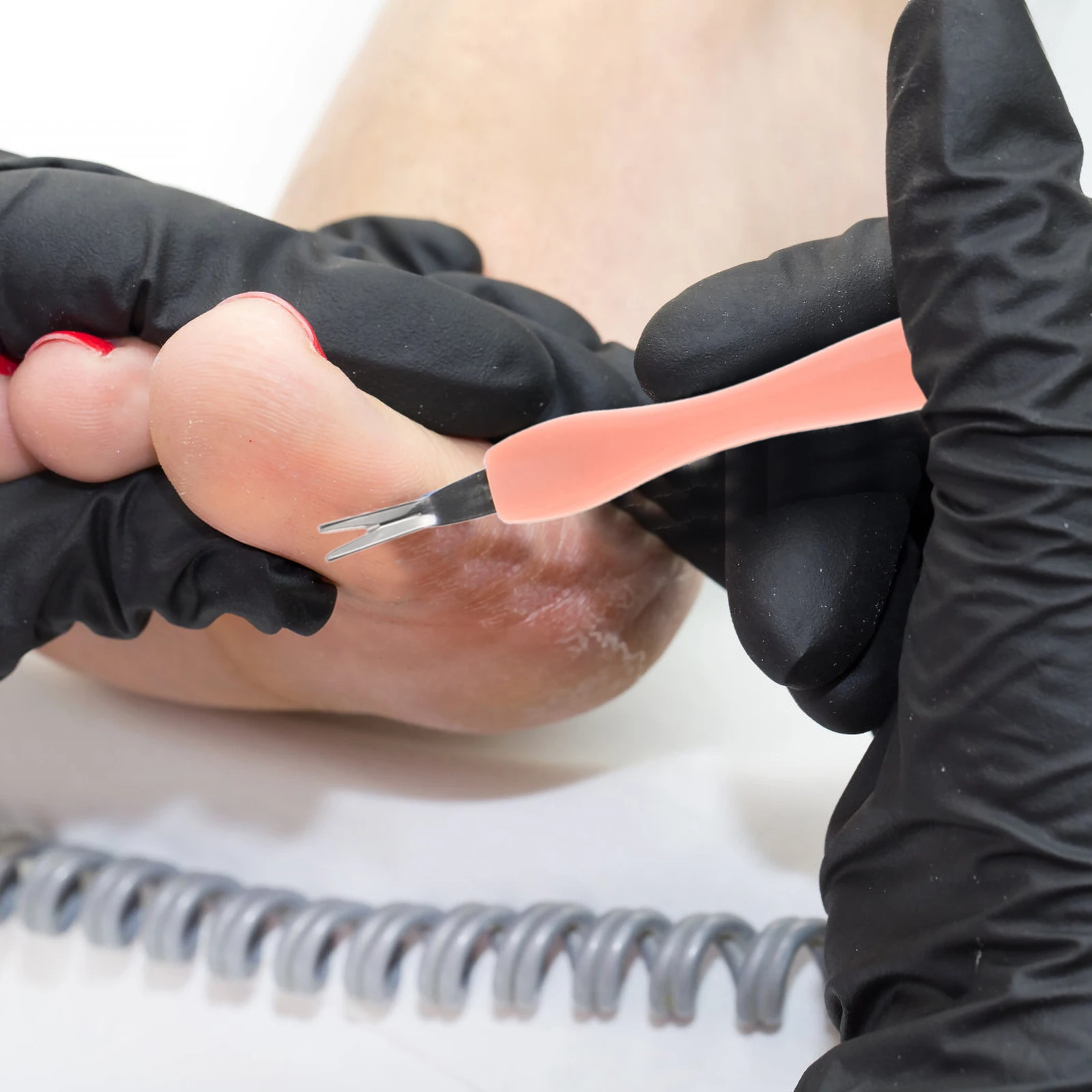 

5Pcs Cuticle Remover Tool Set Professional Nail Cuticle Pusher Stainless Steel Manicure Tools Nail Tools for Manicure