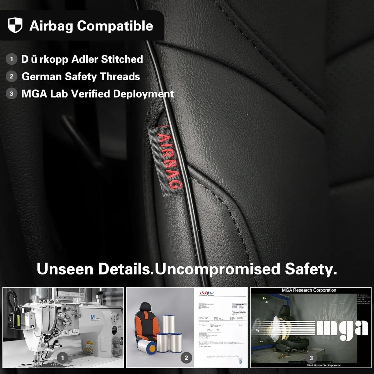 EKR Car Seat Covers Custom Fit for Toyota Rav4 (Hybrid) 2026 LE/XLE/Premium/SE/XSE Leather Car Seat Cover Full Set for SUV
