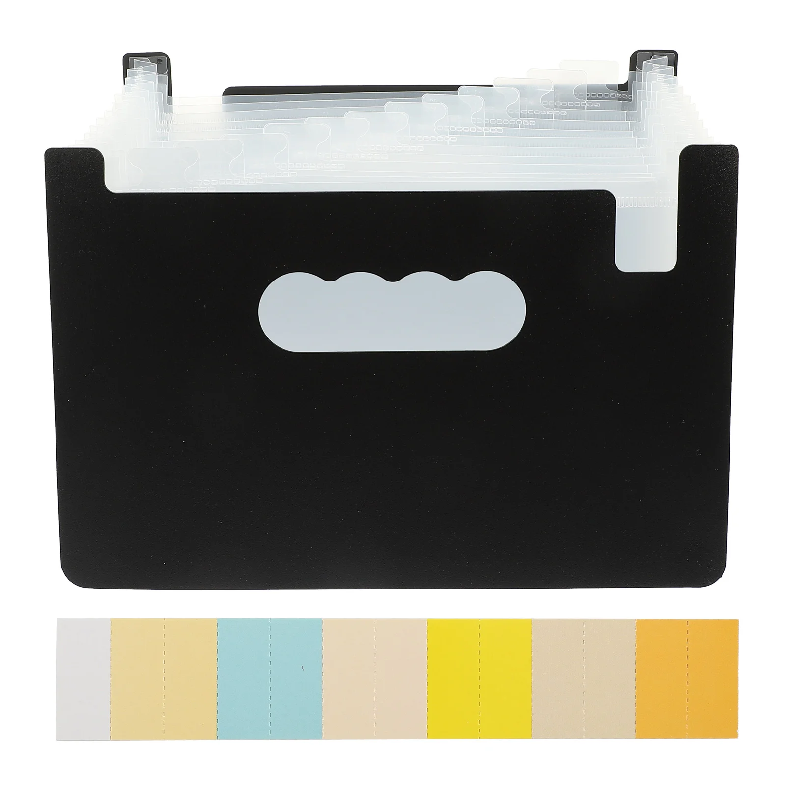 Business Card Organizer Receipt Storage Paper Office Coupon Holder Accordion Accessory