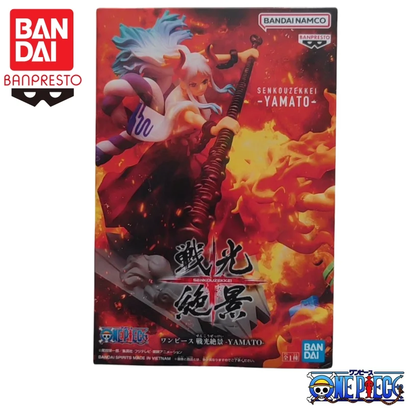 

BANDAI BANPRESTO ONE PIECE Yamato Ace анимационные периферийные устройства модель гаражный комплект украшения любимый подарок для мальчиков Коллекционная