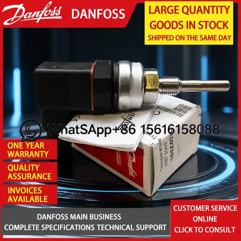 Danfoss MBT5560 Temperature Sensor 084Z4026 4025 4028 4051 4124 4082 Industrial Probe Thermocouple RTD Transmitter for HVAC
