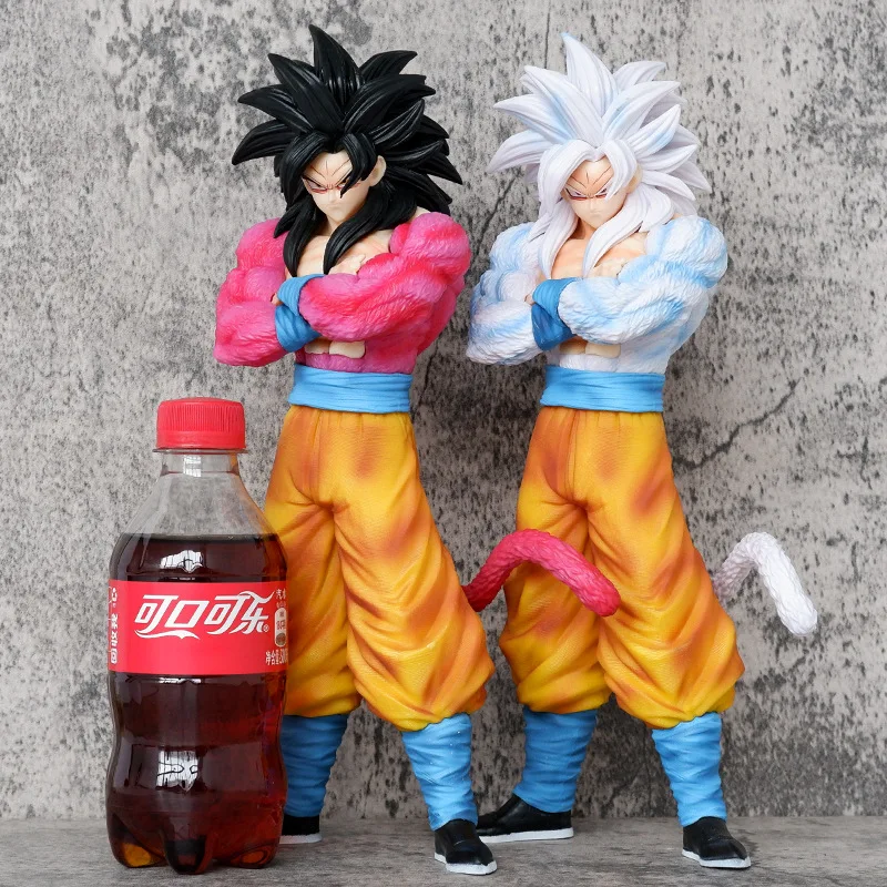Animation Dragon Ball Z the Monkey King super four red and white 20cm character doll Pvc statue model collection toy Gif