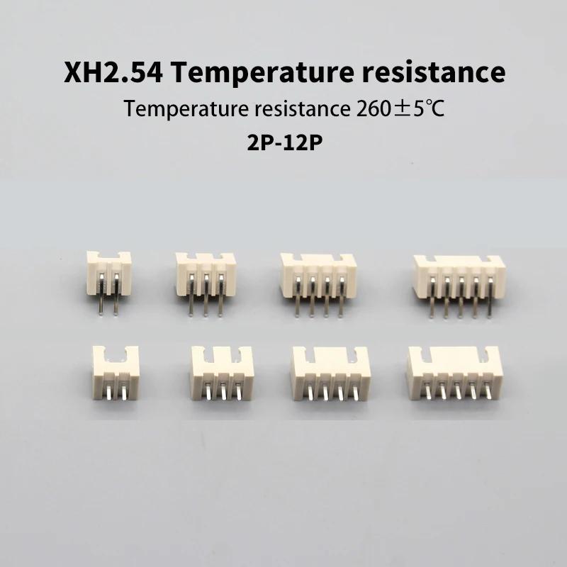 10Pcs Jst Xh2.54 Vertical and Horizontal Surface Mount 2.54mm Vertical and Horizontal Smt Female Connector