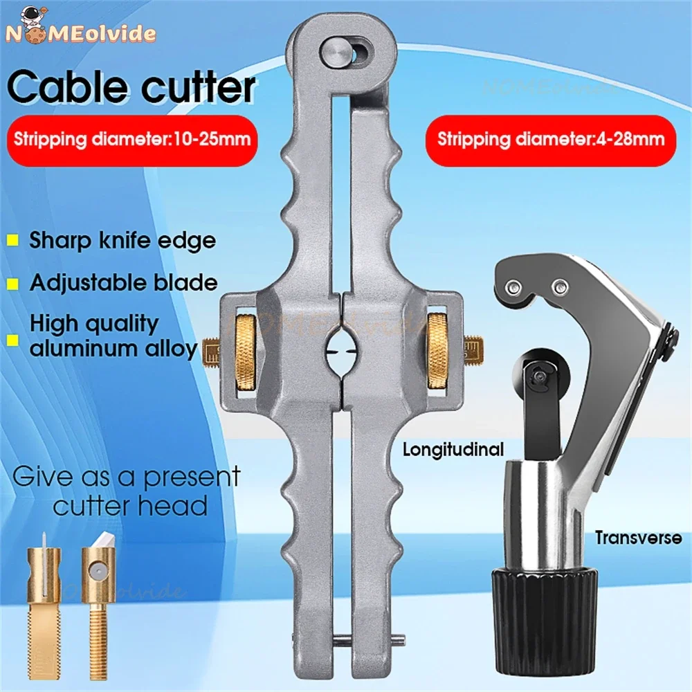 Longitudinal Opening Knife Longitudinal Sheath Cable Slitter Fiber Optical Cable Stripper SI-01 Free Shipping