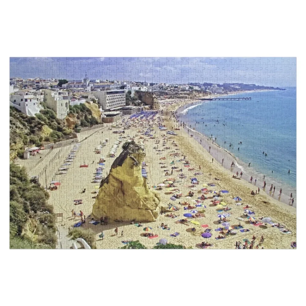 Albufeira Beach V Jigsaw Puzzle Personalised Name Personalised Jigsaw Puzzle