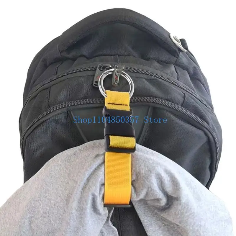 

652F Add-A-Bag Luggage Straps Jackets Grippers, Heavy Duty Travel Luggage Carry Clip
