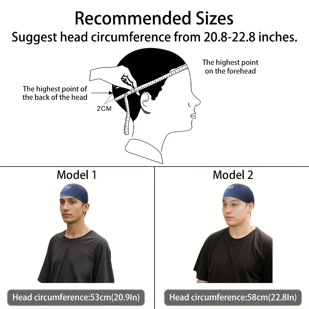 قطعتان من قبعة جمجمة رياضية خفيفة الوزن بلون سادة قابلة للتنفس في الهواء الطلق للرجال والنساء