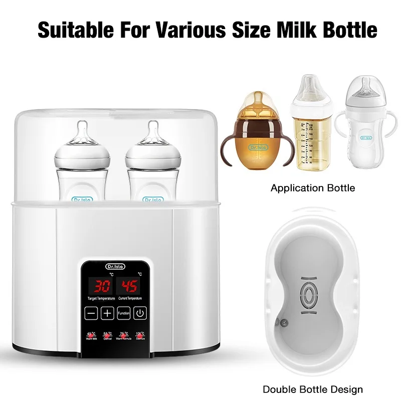 New Baby Bottle Warmer Bottle Sterilizer  Baby Safe Baby Pacifier Sterilizer Milk Bottle BPA Free Four-tooth Adjustment