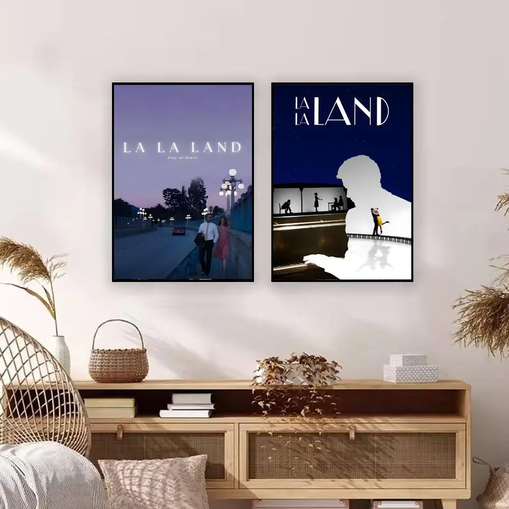 Movie L-La La Land Poster Premium Art Wall Decor, Simple Ornament for Living and Leisure Areas