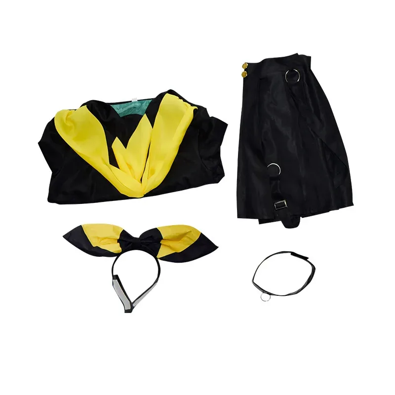 Rin Len Costumi Cosplay Parrucca Halloween Carnevale Party Outfit Set uniformi anime Top Gonne Pantaloni per donna Uomo Regalo di compleanno