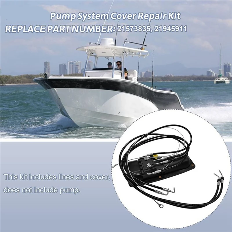 Super Sale For Volvo Penta SX-A, DPS-A 21573835 21945911 Trim & Tilt Pump Cover Repair Kit, Tilt Pump Cover Kit